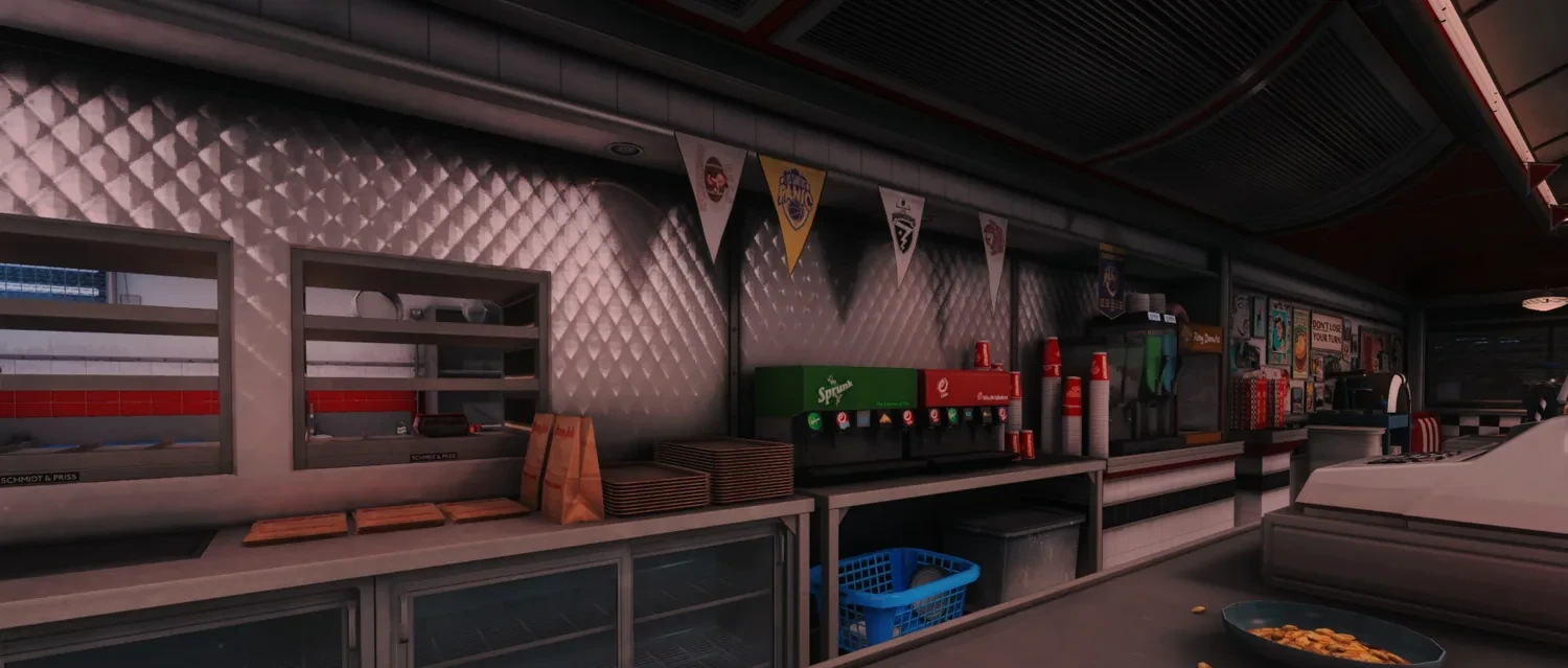 Diner counter